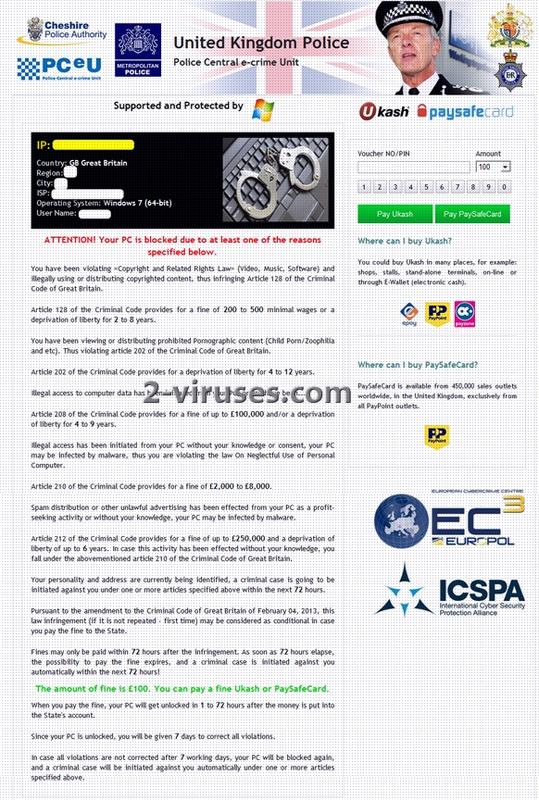 Cheshire Police Authority vírus