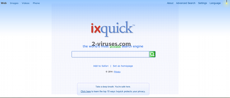 Ixquick.com vírus