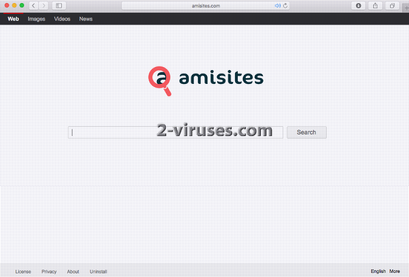 Amisites.com vírus