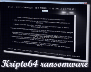 Ransomware Kripto64
