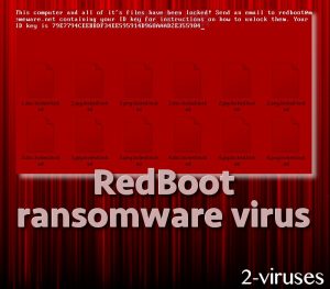 Vírus ransomware RedBoot