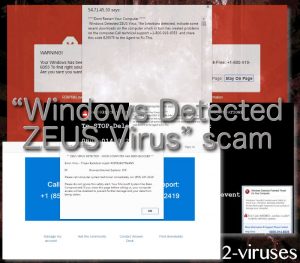 Golpe “Windows Detectou o Vírus ZEUS”
