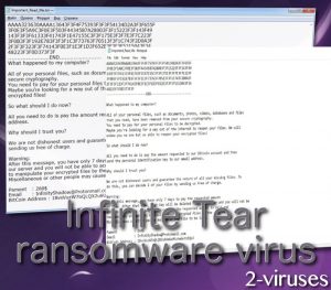 Vírus ransomware InfiniteTear