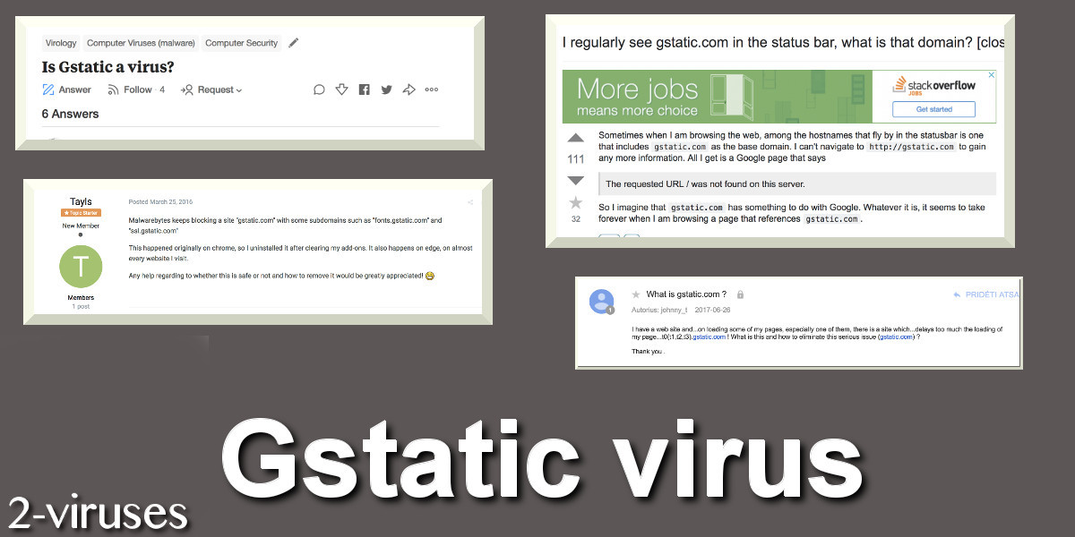 Gstatic virus remove