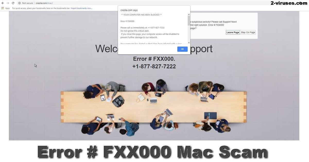 Error # FXX000 Mac Scam remove