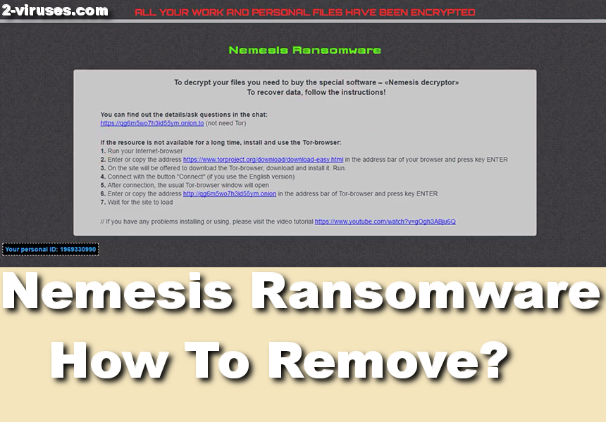 Nemesis Ransomware Remove