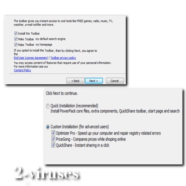 installation custom spreading
