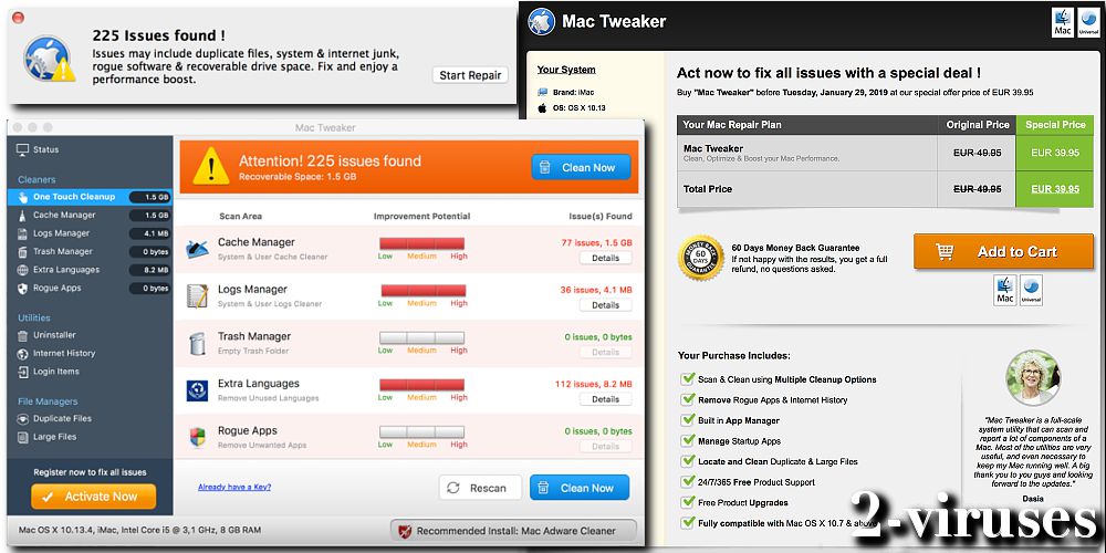 Mac Tweaker scan pup purchase pop-up