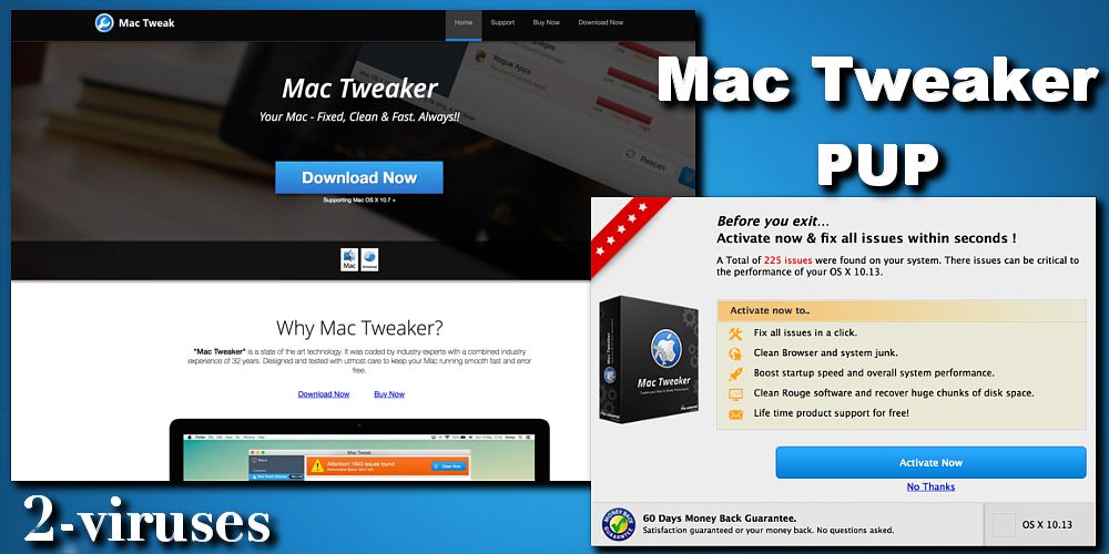 Mac Tweaker potentially unwanted program