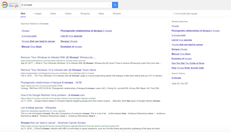 CryptoPriceSearch Virus search